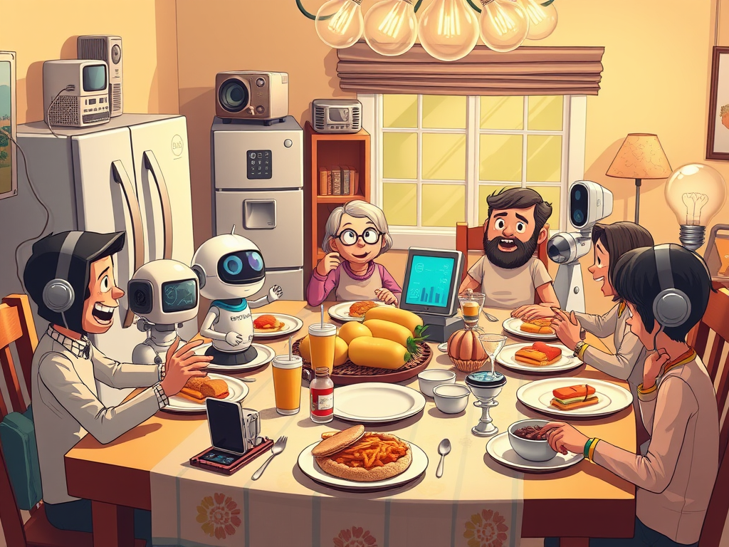 The Internet of Things… Explained As One Chaotic Family Dinner